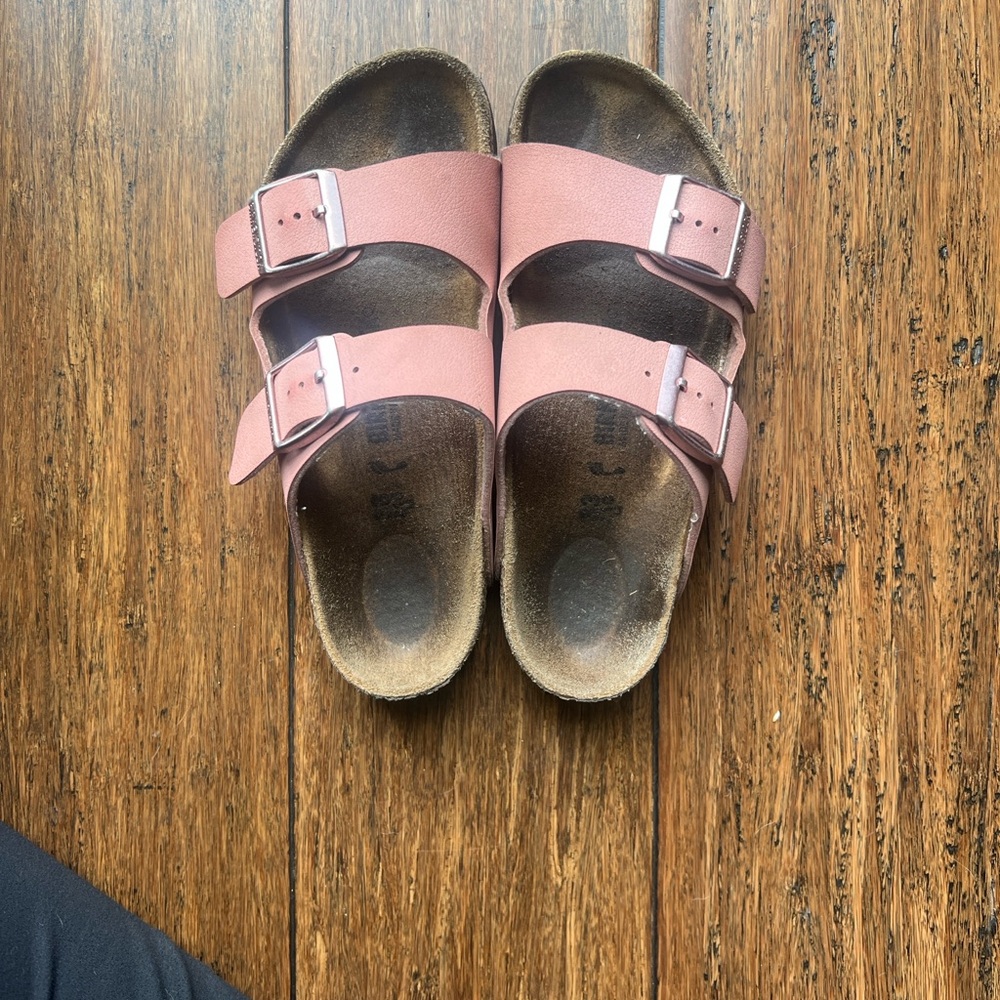 Kids Birkenstock Arizona Pink Clay Sandals
